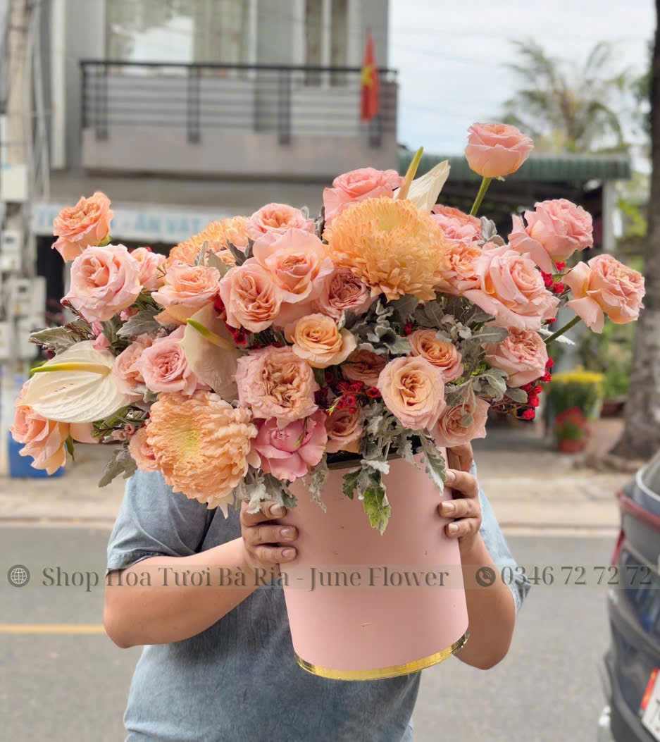 Giỏ Hoa Hồng-423