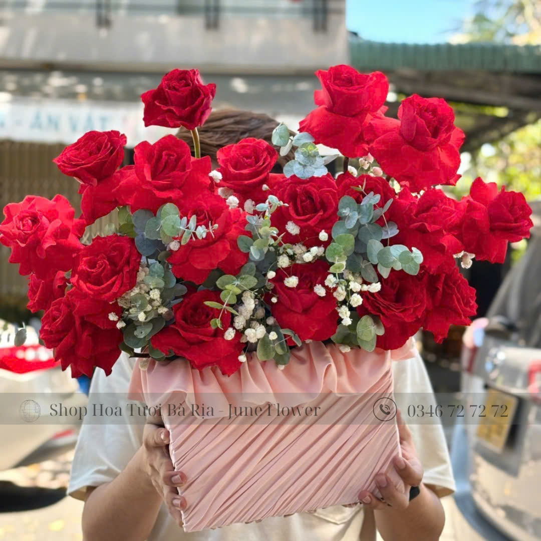 Giỏ Hoa Hồng-444